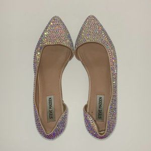 Steve Madden rhinestone flats